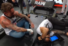 CM Punk Roman Reigns WWE Raw