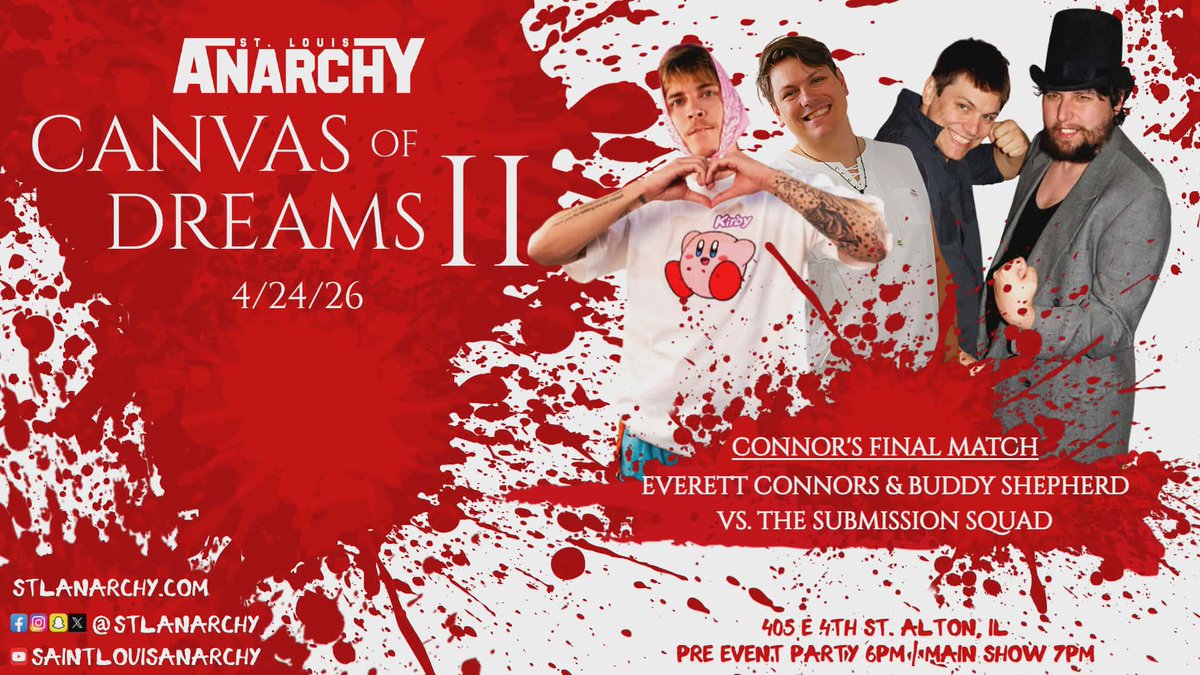 Everett Connors To Finish His Wrestling Career On April 24