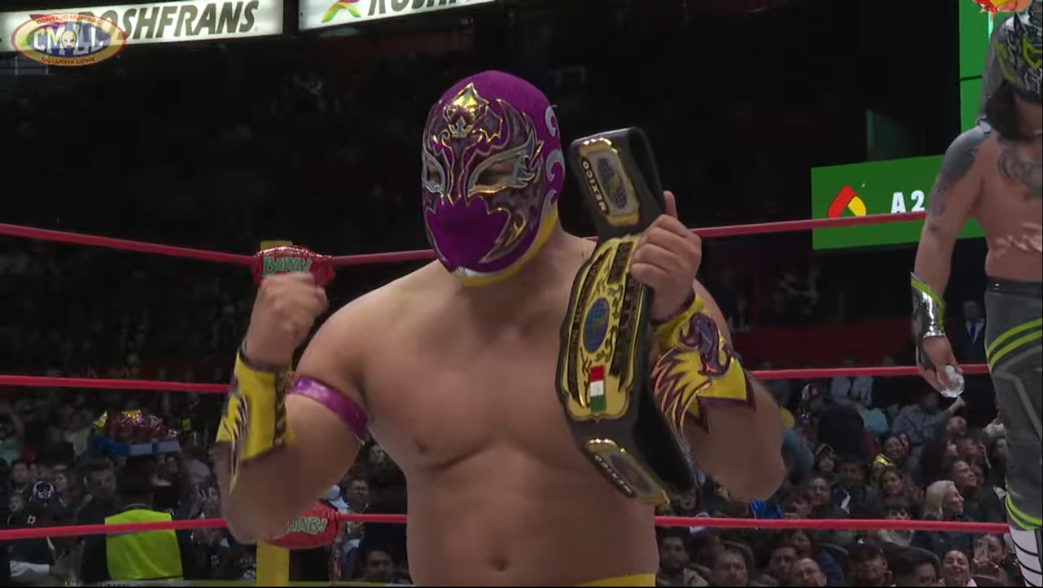 Capitán Suicida Wins CMLL National Welterweight Title