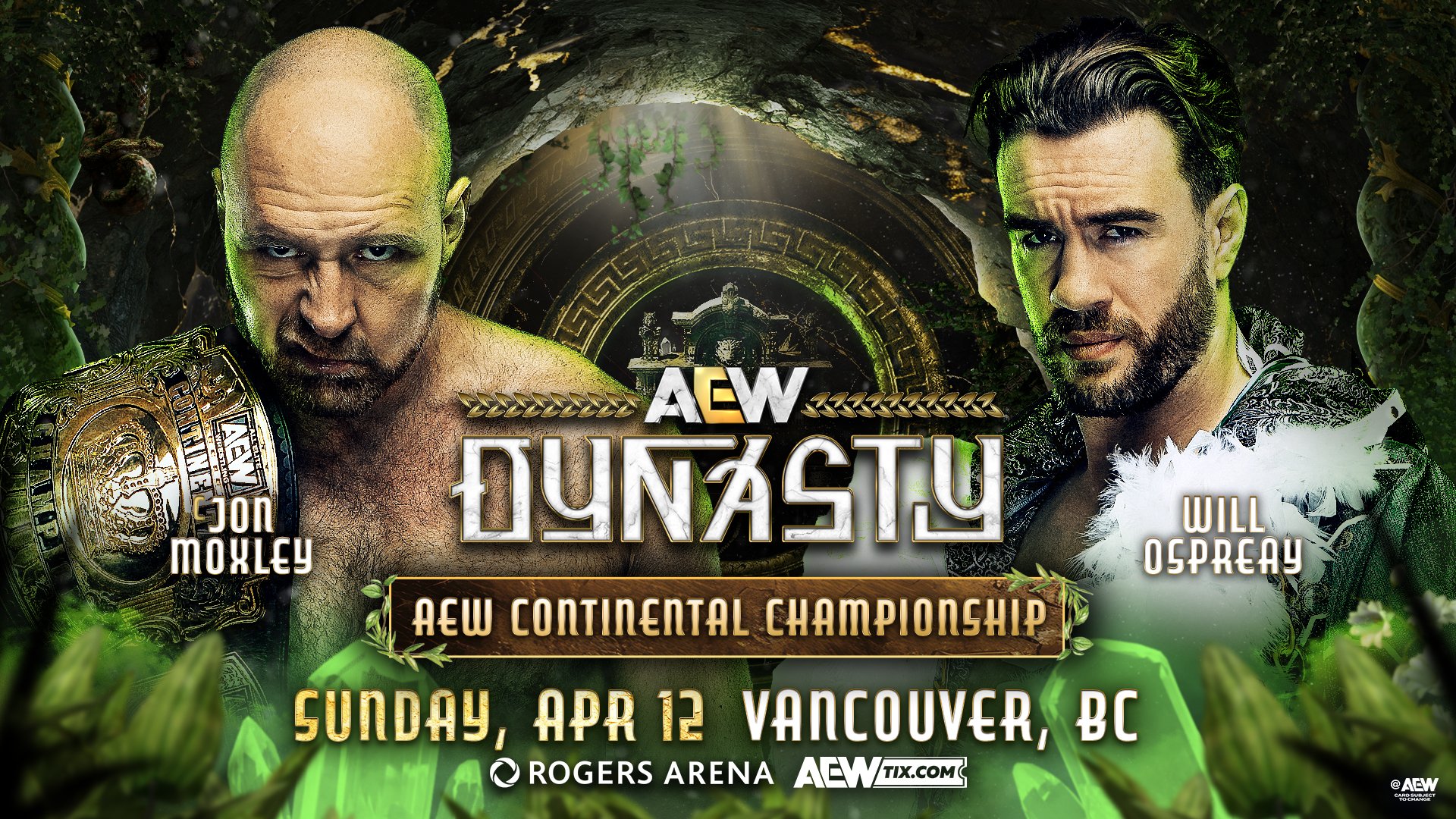 AEW Continental Title On The Line In Jon Moxley vs. Will Ospreay At AEW Dynasty