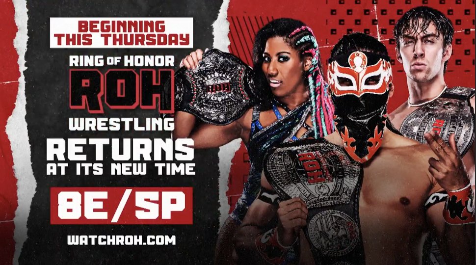 ROH TV Moving To 8 PM ET Beginning On April 9