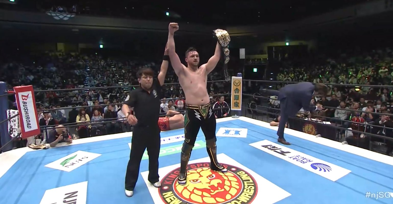 Callum Newman Captures IWGP Heavyweight Championship At NJPW Sakura Genesis