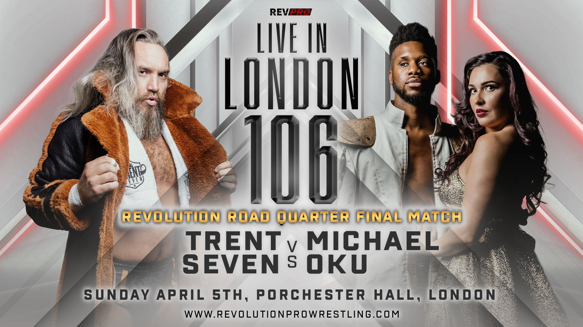 RevPro Live In London 106 Results (4/5): Michael Oku Faces Trent Seven, Leon Slater Competes