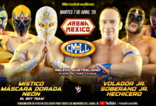 CMLL Martes de Arena Mexico Results (4/7/2026)
