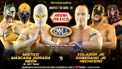 CMLL Martes de Arena Mexico Results (4/7/2026)