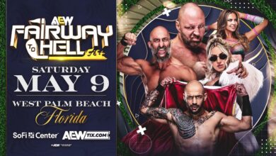 aew collision fairway to hell