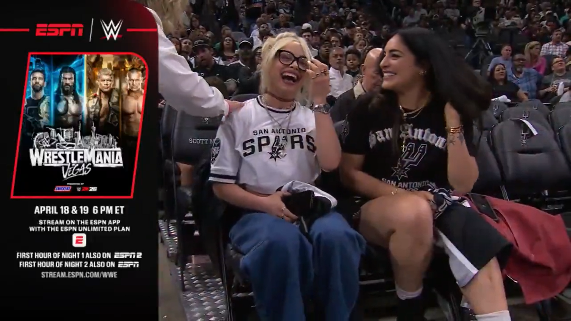 Liv Morgan & Raquel Rodriguez Attend NBA San Antonio Spurs Game, Victor Wembanyama Misses Game Due To Rib Injury