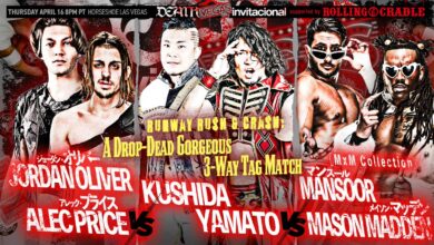 jordan oliver, alec price, kushida, yamato, mxm collection, mansoor, mason madden