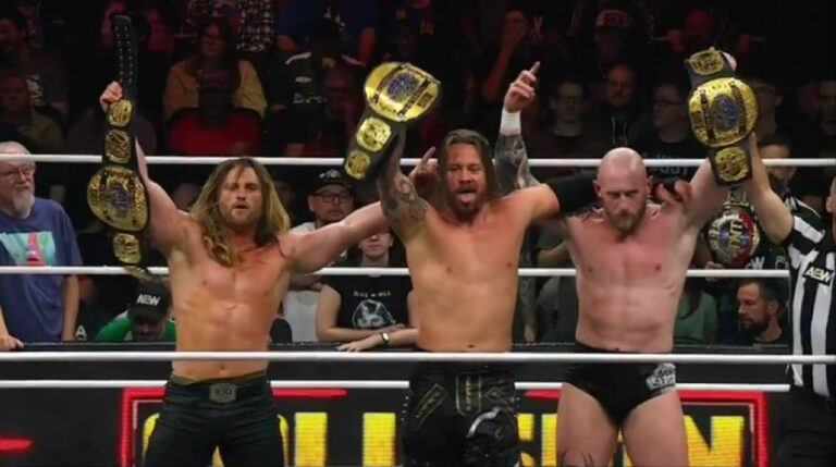 The Dogs Win AEW Trios Titles On AEW Collision