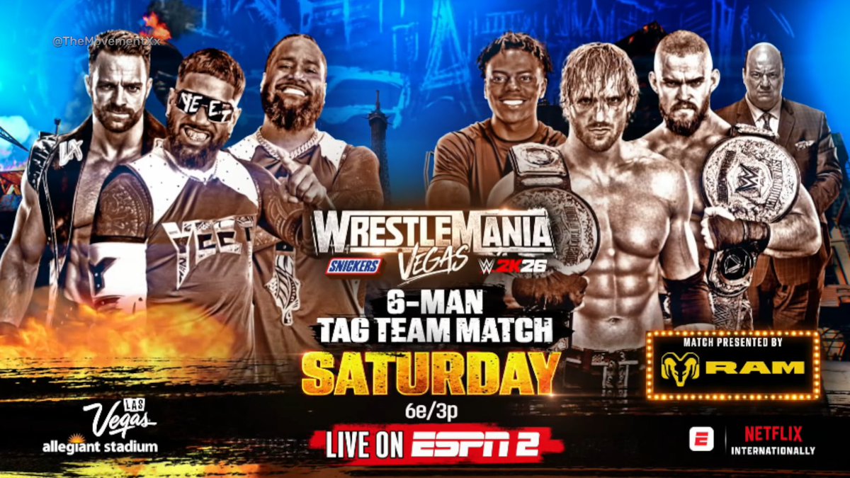Opening Matches Confirmed For Both Nights Of WWE WrestleMania 42