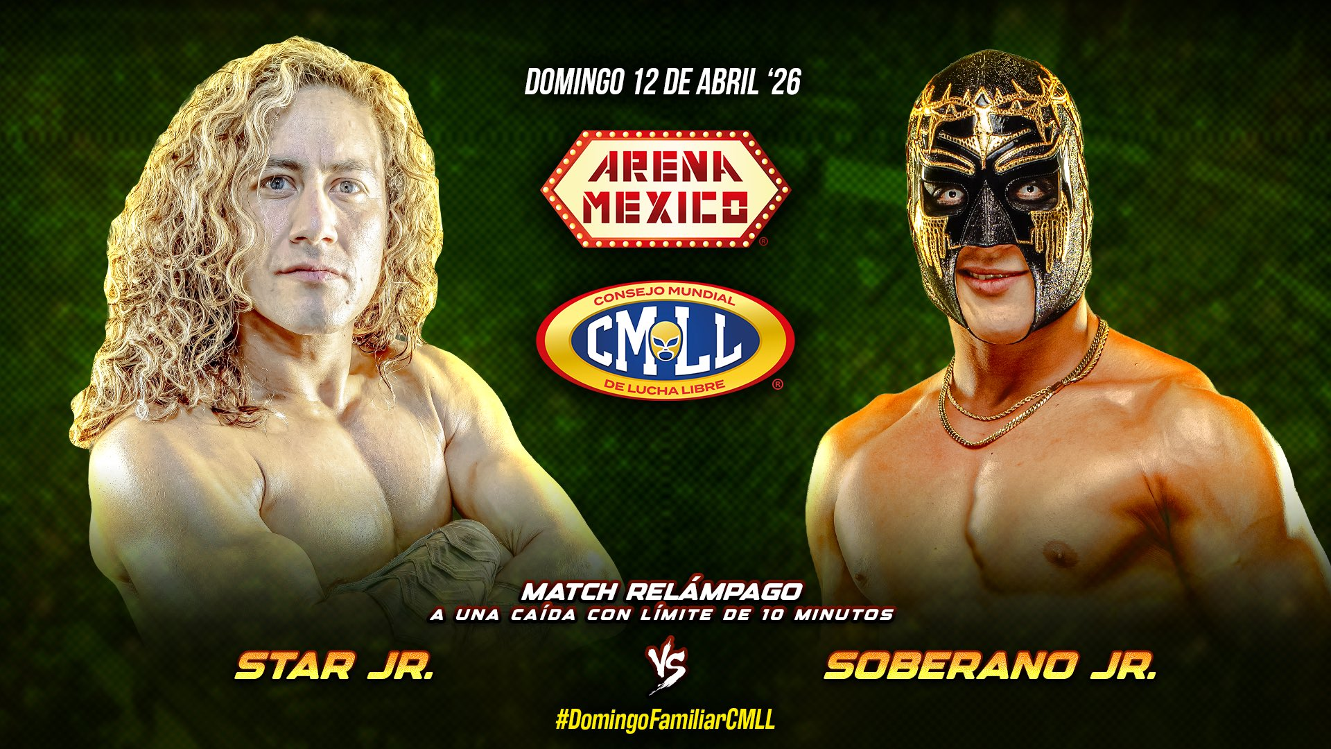 CMLL Domingo Familiar Results (4/12/2026)