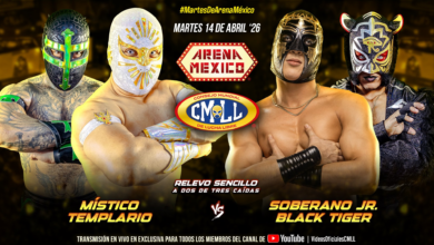 CMLL Martes de Arena Mexico Results (4/14/2026)