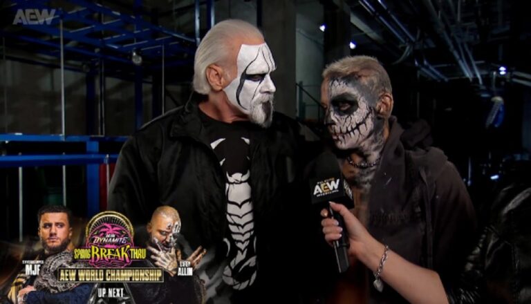 Sting Is Proud Of Darby Allin Winning AEW World Title, ‘He’s Like My Son’