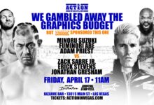 Minoru Suzuki Zach Sabre Jr. ACTION