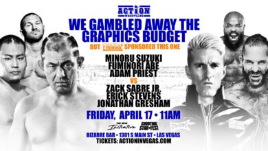 Minoru Suzuki Zach Sabre Jr. ACTION