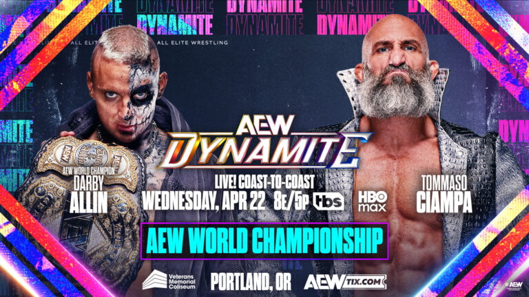 AEW Dynamite Preview, Start Time, How To Watch (4/22): Darby Allin vs. Tommaso Ciampa