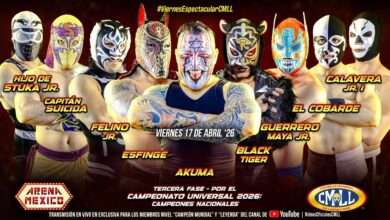 CMLL Viernes Espectacular Results (4/17/2026)