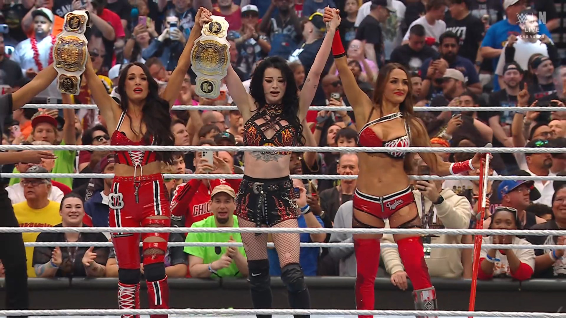 Paige & Brie Bella Capture WWE Women’s Tag Team Titles at WrestleMania 42