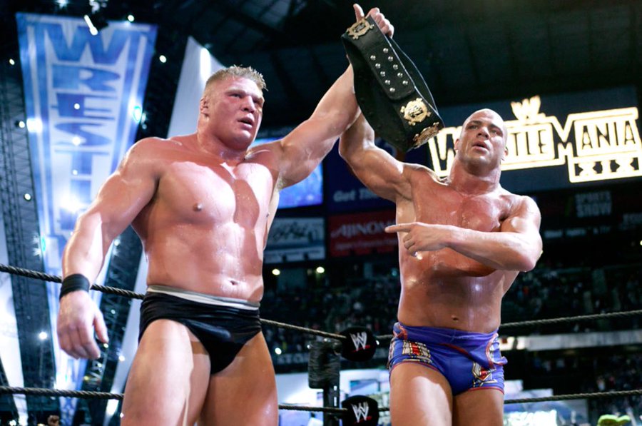 Brock Lesnar, Kurt Angle