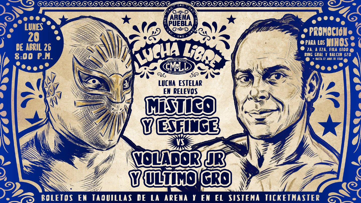 CMLL Lunes Clásico Results (4/20/2026)