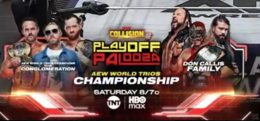 AEW World Trios Title Match, Chris Jericho & Hurt Syndicate Trios Bout, More Set For AEW Collision Playoff Palooza