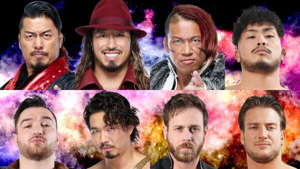shingo takagi, yota tsuji, taiji ishimori, daiki nagai, united empire, callum newman, jake lee, jakob austin young, zane jay