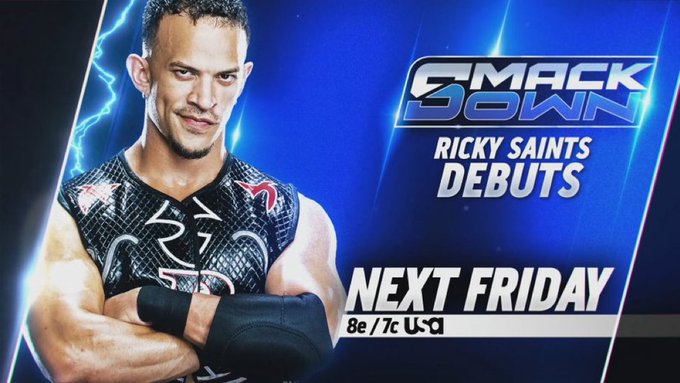Ricky Saints gibt sein Debüt im Hauptkader bei WWE SmackDown am 1. Mai