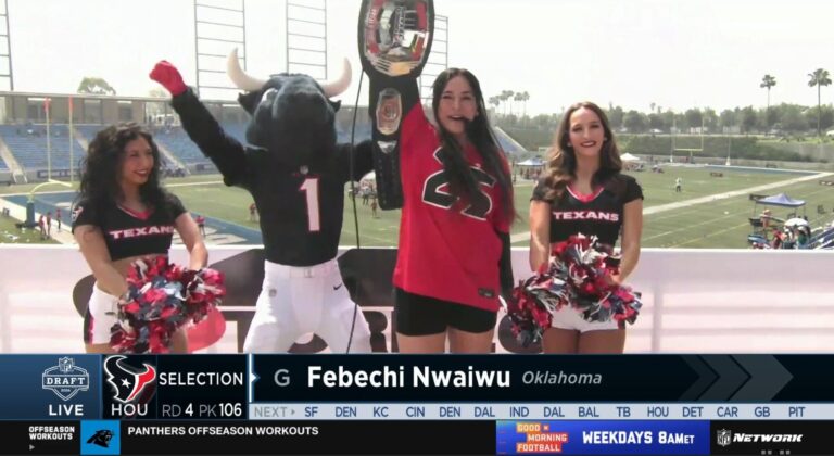 Raquel Rodriguez Announces NFL Draft Pick For Houston Texans