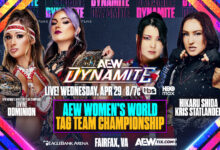 Divine Dominion vs Hikaru Shida and Kris Statlander AEW Dynamite
