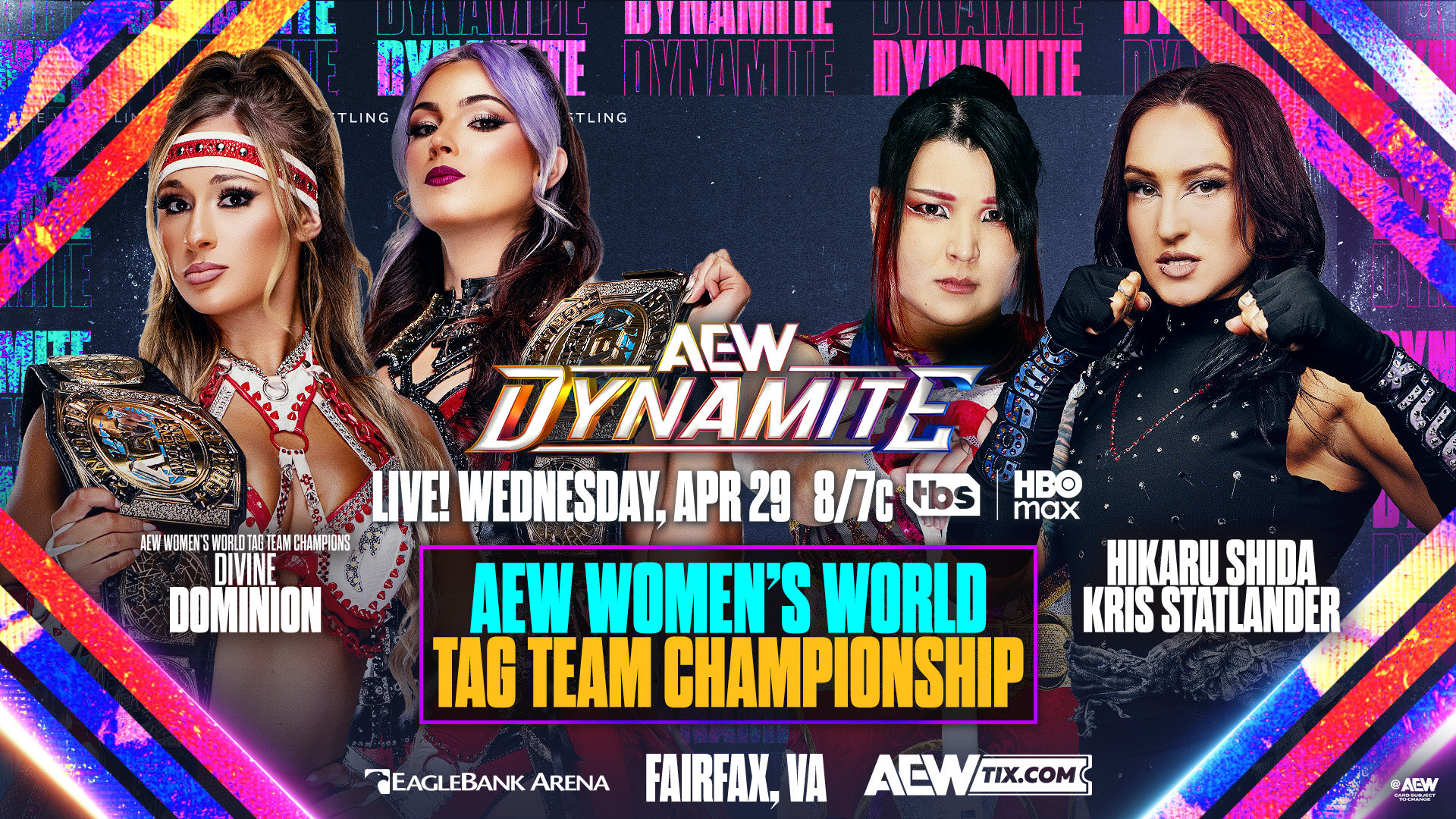 Divine Dominion vs Hikaru Shida and Kris Statlander AEW Dynamite