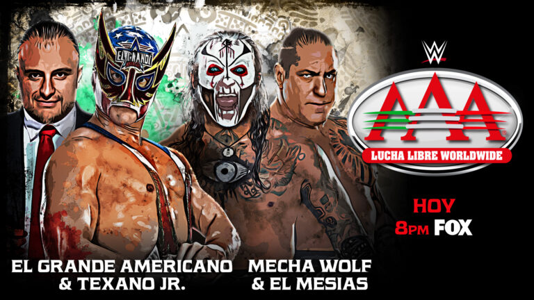 AAA On Fox Results (4/25): El Grande Americano And Texano Jr. Team Against El Mesias And Mecha Wolf