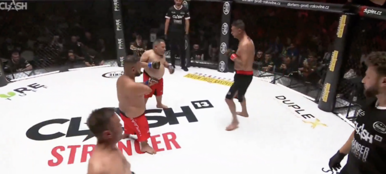 Julius Oracko Fights Three Little People In MMA Bout