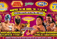 CMLL Martes de Arena Mexico Results (4/28/2026)