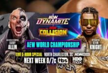 Darby Allin Kevin Knight AEW Dynamite Collision AEW World Championship