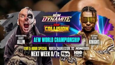 Darby Allin Kevin Knight AEW Dynamite Collision AEW World Championship
