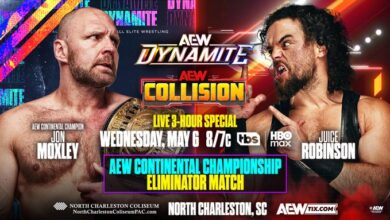 Jon Moxley vs Juice Robinson for AEW Dynamite/Collision