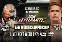 Darby Allin Kazuchika Okada AEW Dynamite