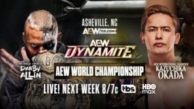 Darby Allin Kazuchika Okada AEW Dynamite