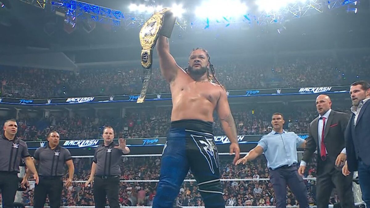 Jacob Fatu Attacks Roman Reigns, Referee, Producers After Losing World Title Match At WWE Backlash