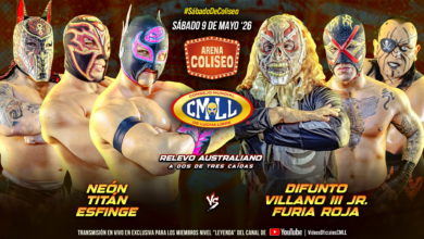 CMLL Sábado De Coliseo Results (5/9/2026)