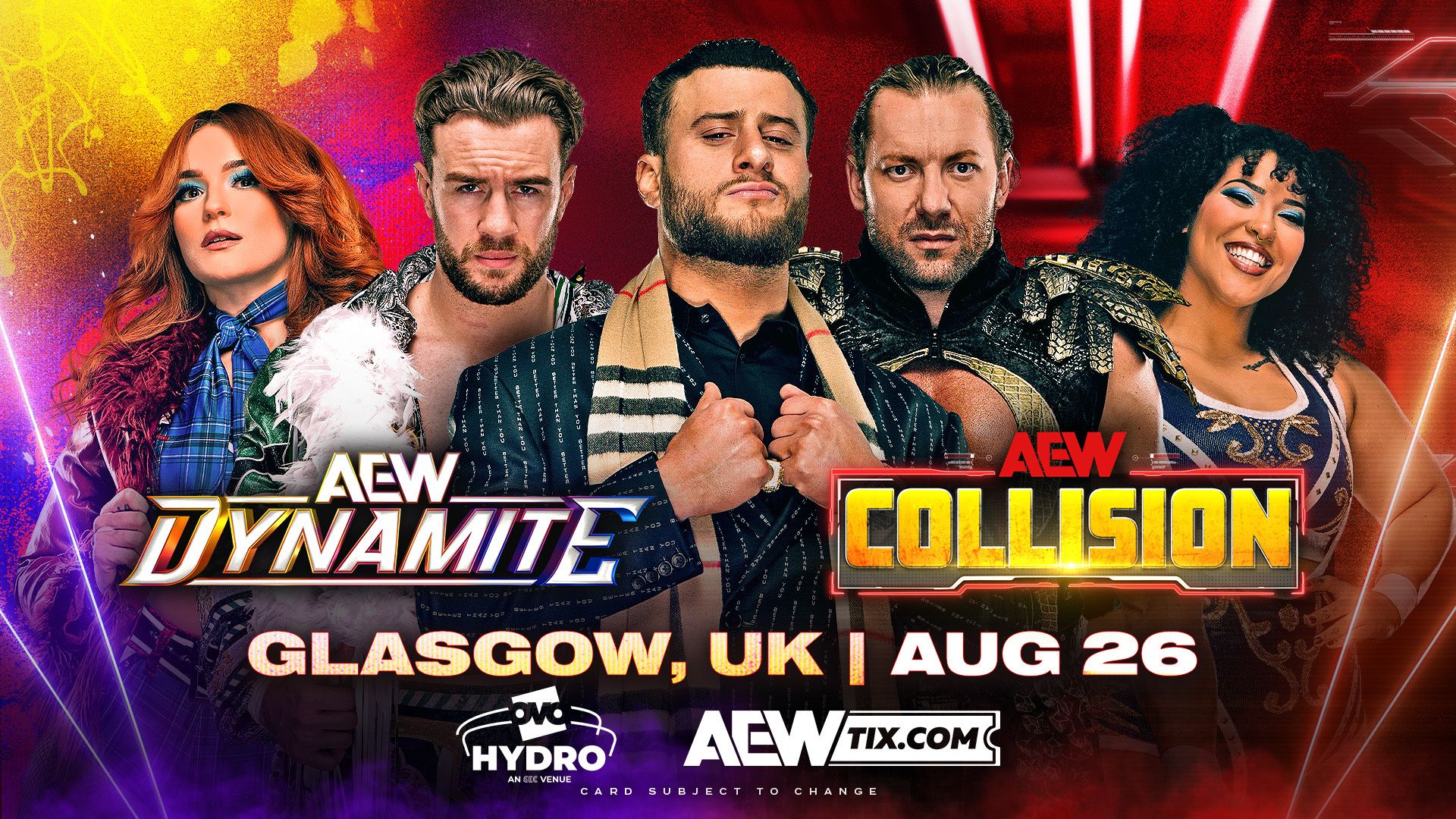 AEW Announce Return To Glasgow For August 26th Dynamite And Collision Taping
