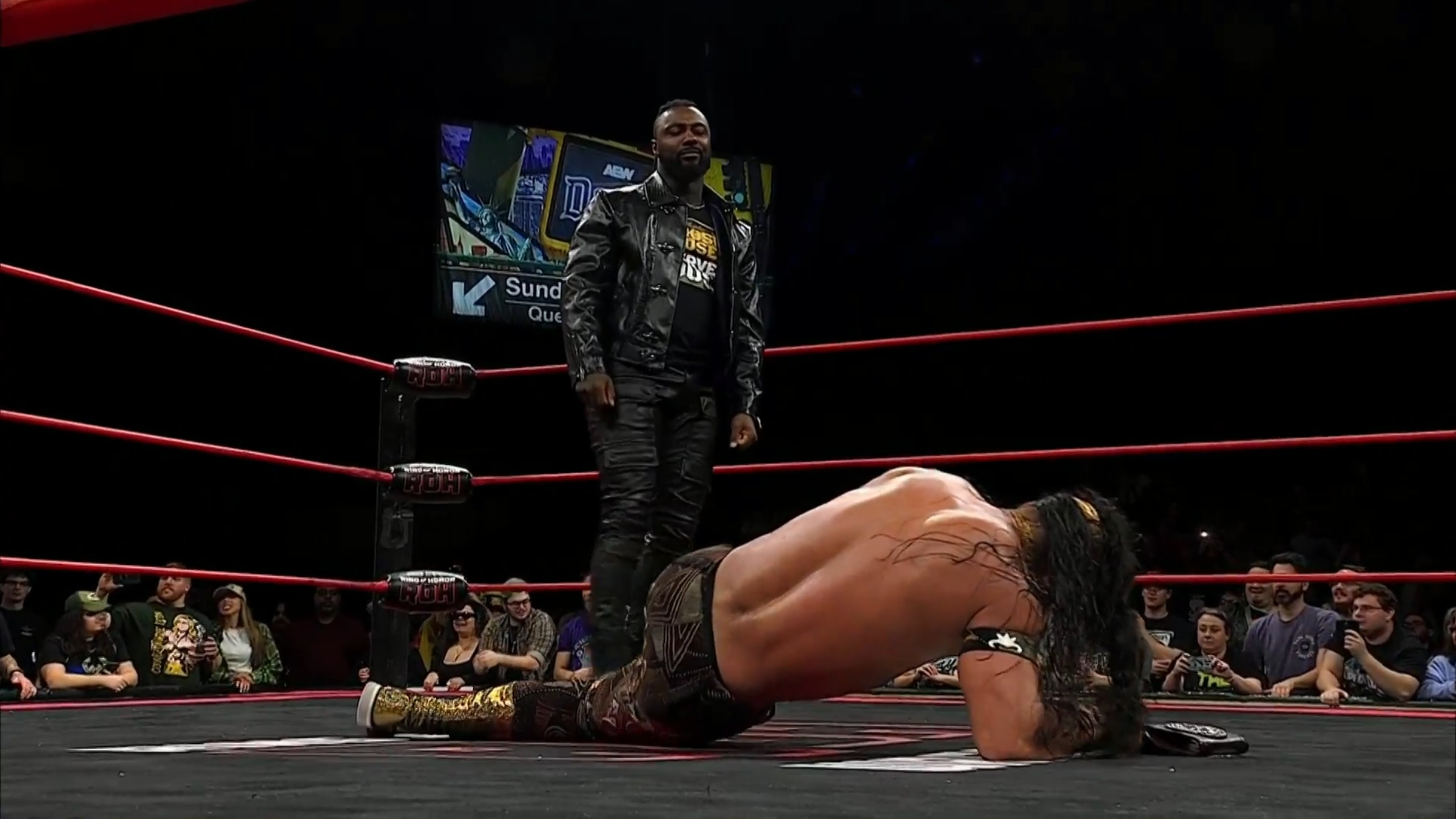 Swerve Strickland Attacks Bandido After ROH World Title Match At Supercard Of Honor 2026