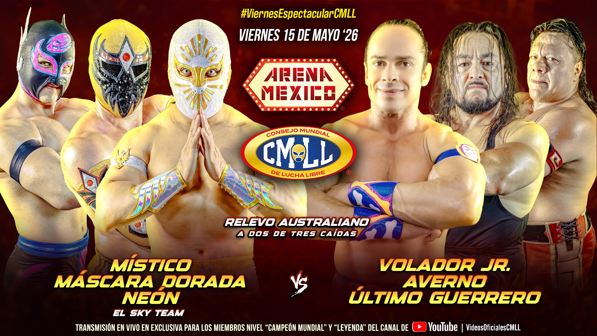 CMLL Viernes Espectacular Results (5/15/2026)