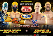 CMLL Martes de Arena Mexico Results (5/19/2026)
