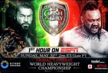 Roman Reigns vs Jacob Fatu Clash in Italy poster