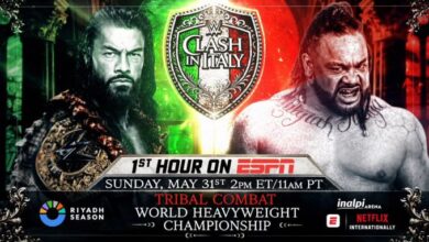 Roman Reigns vs Jacob Fatu Clash in Italy poster