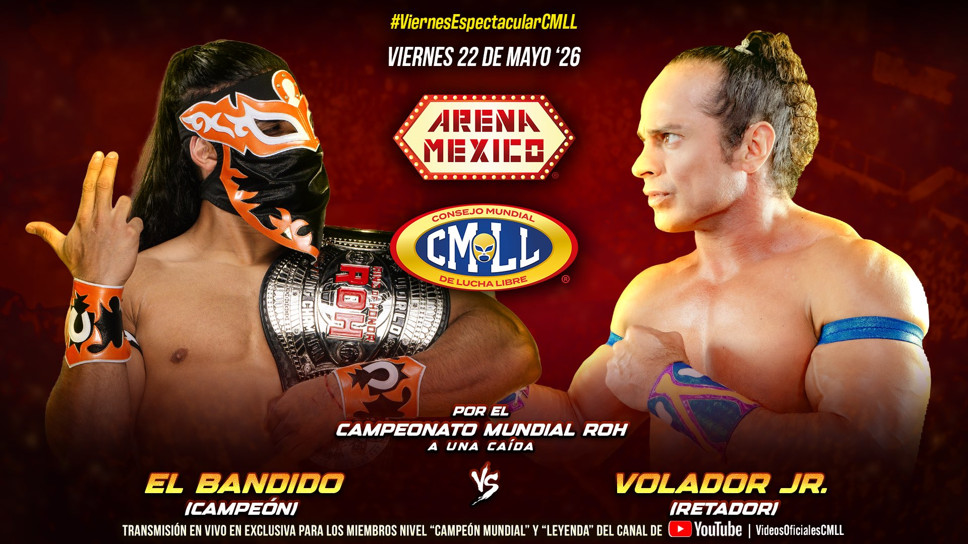 CMLL Viernes Espectacular Results (5/22/2026)