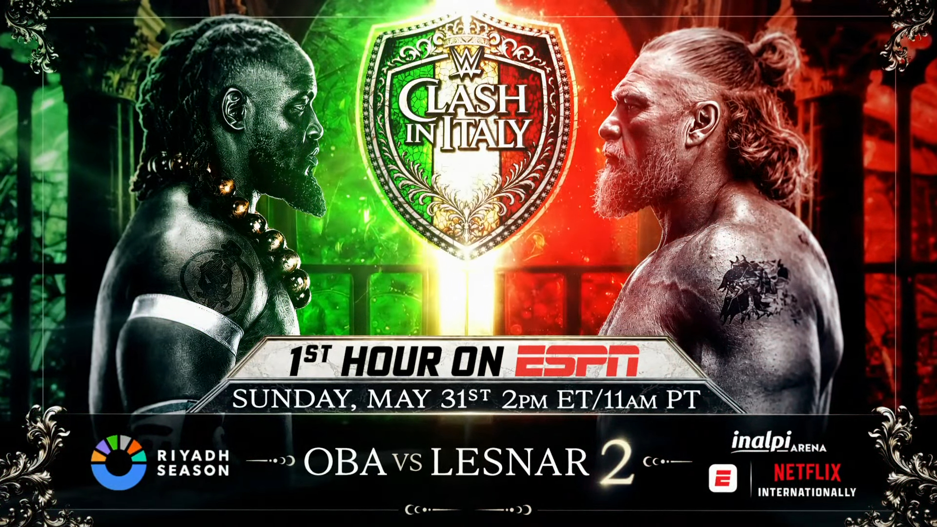 oba femi, brock lesnar