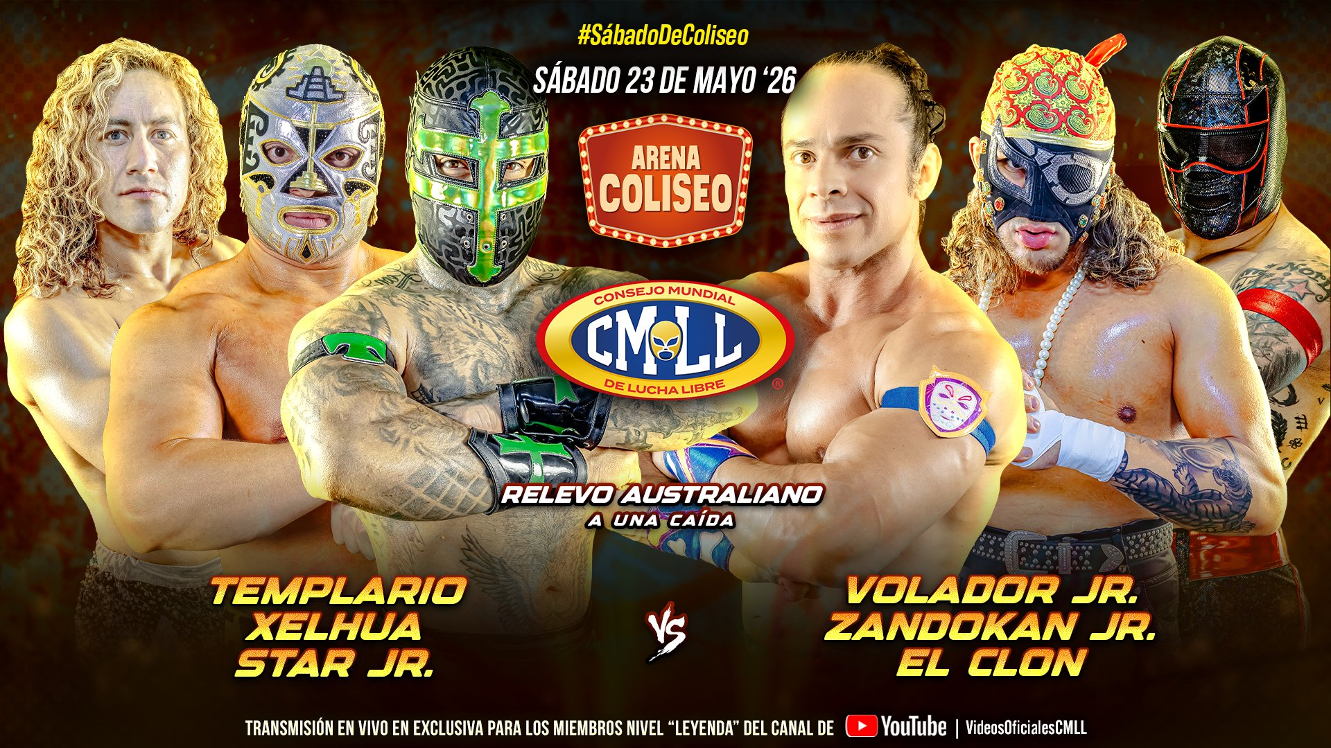 CMLL Sábado De Coliseo Results (5/23/2026)