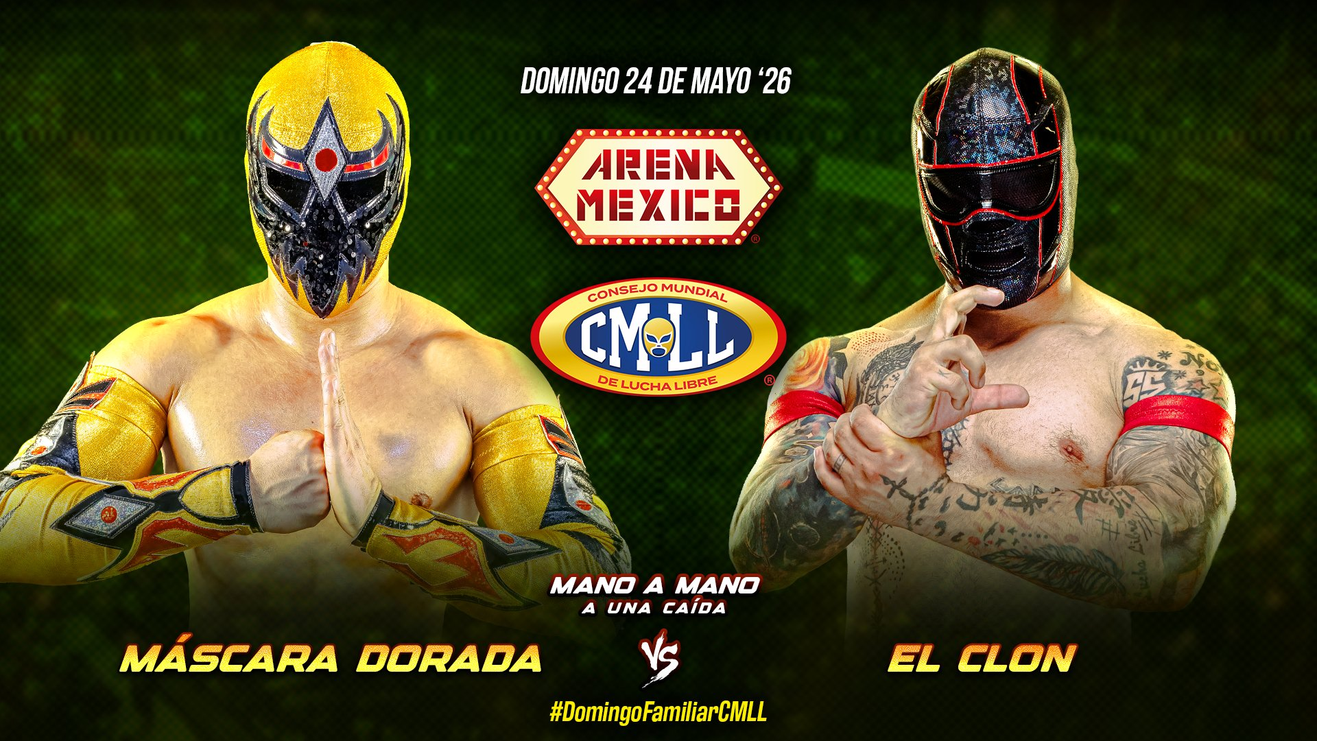 CMLL Domingo Familiar Results (5/24/2026)